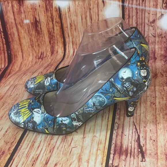 Custom Batman comic heels size 41 / 10.5 NWOT From The Spectrum ETSY 2.5" heel - Picture 4 of 7